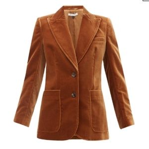 BELLA FREUD VELVET SAINT JAMES JACKET SZ UK6 RRP$1100